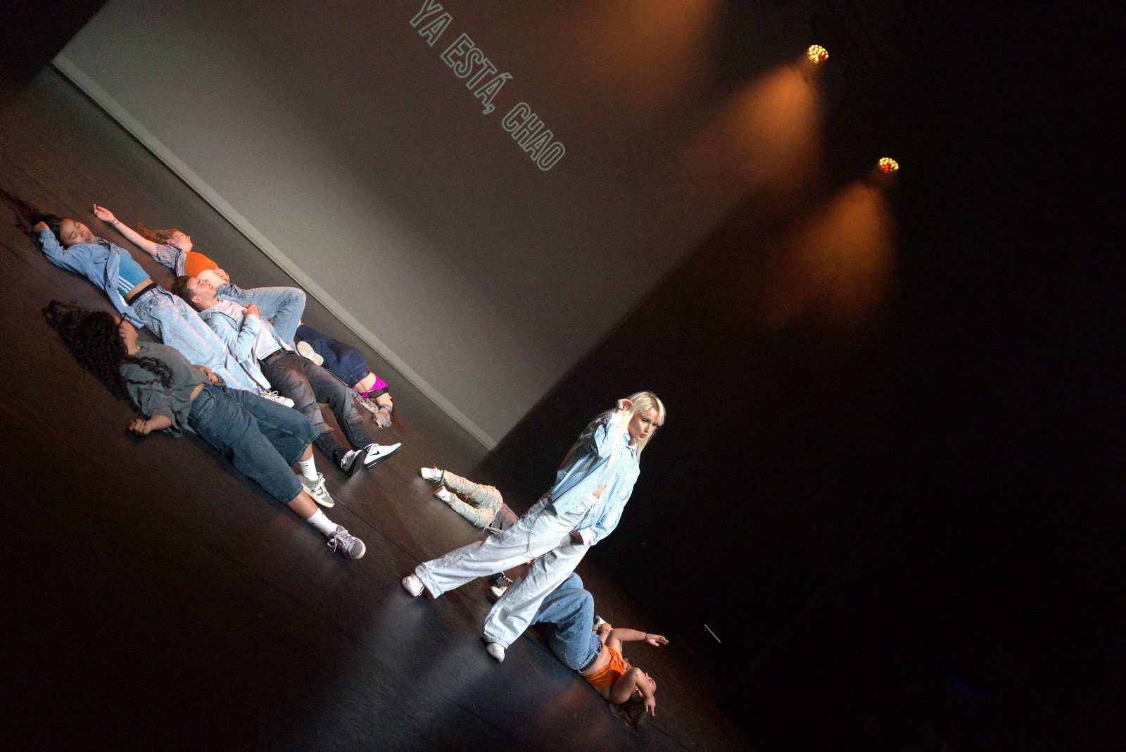 Flaming Forces dancers on stage at Zuidplein Theater for Global Dance Center